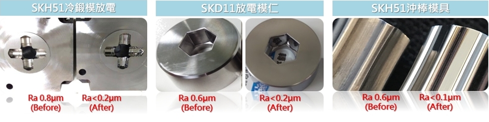 Jet Abrasive Mirror Polishing Technology Features - dry rapid polishing - Jet Abrasive Mirror Polishing
